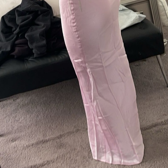 THE BAR PIERRE DRESS IN LILAC - Picture 4 of 4